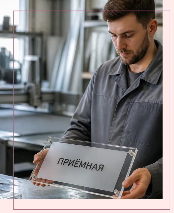 Таблички из оргстекла на заказ в Амурске от 4029 р. | Аванза-Мрс